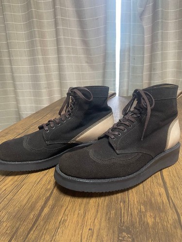 Yuketen men suede wingtip - yuketen,
