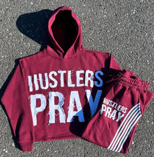 Mens 2pc Distressed Tracksuit