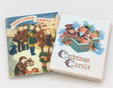 Doll House 1:12 Scale Miniature Music Books, Christmas Carols x 2