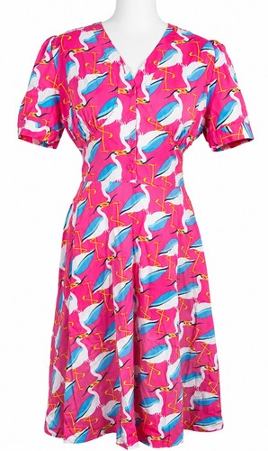 Lindy bop pink bird - lindy, print