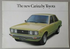 Toyota Carina Brochure 1978 -
