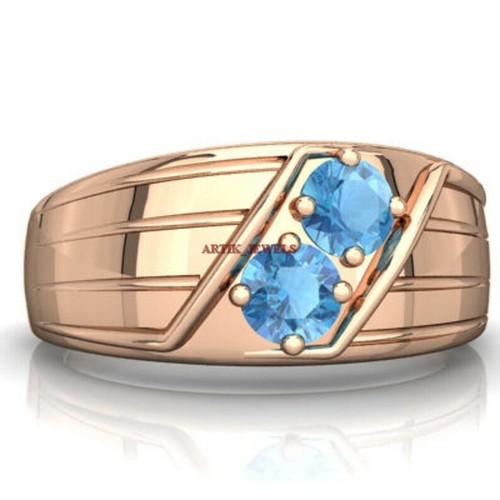 Natural blue topaz gemstone - natural,