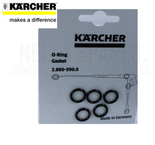 Karcher Pressure washer O-Ring Seal Kit Genuine Pkt 5 2.880-99.0 K2, K3, K4