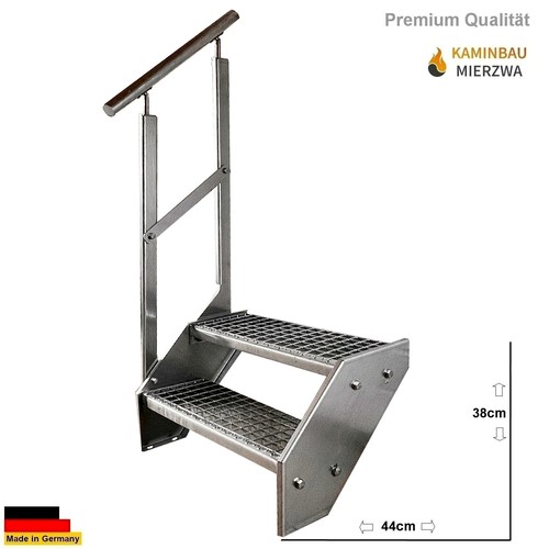Premium steel stair steps - steel, 2