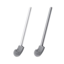 Household Toilet Bowl Brush Bendable Silicone Deeply Cleaning Toilet Brush