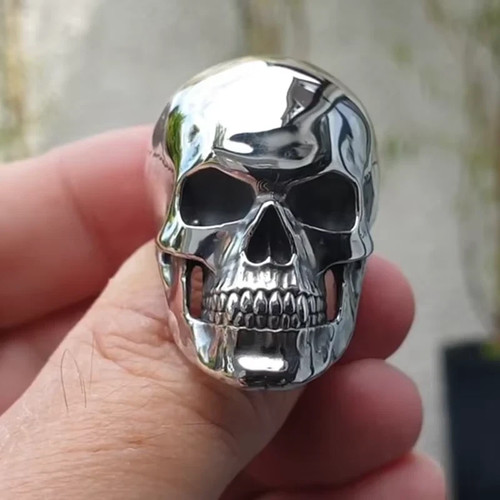 Men skull ring stainless - ring,