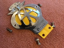 VINTAGE CAR BADGE.( AA MALAYA