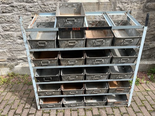 Vintage industrial racking - industrial,