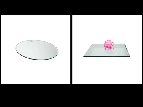 Mirrorglass plates coasters - mirrorglass,