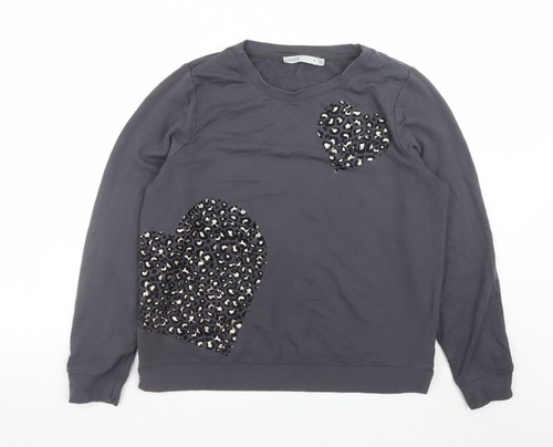Oasis womens grey leopard - grey,