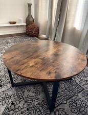 Round Industrial Coffee Table