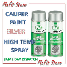 2 x BRAKE CALIPER PAINT SILVER