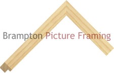 20mm Wide Natural Flat Wood Picture Frame Moulding
