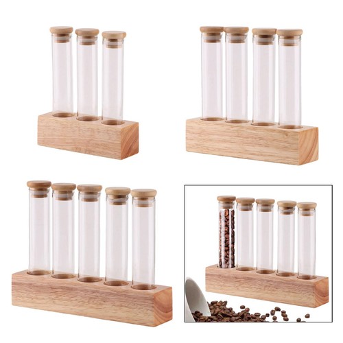 Coffee bean test tube with - coffee,