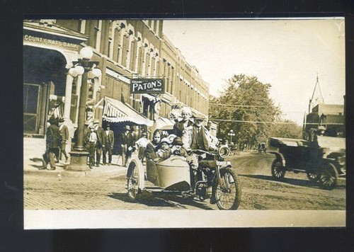 Real photo vintage motorcycle - real,