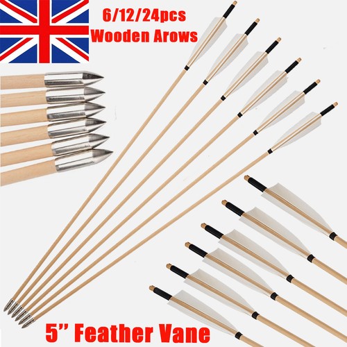 24pc wooden arrows 5 - 6-24pc,
