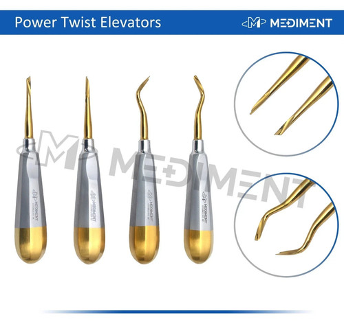 Dental power twist elevators - twist,