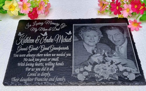 Personalised engraved memorial - engraved,