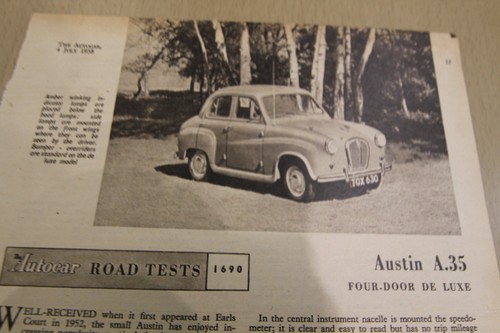 Original 1958 autocar mag - original,