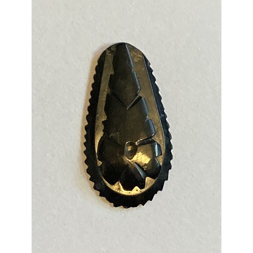 Victorian whitby jet - victorian, brooch
