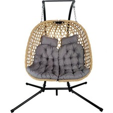 2 Seater Natural Rattan