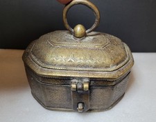 Antique 19th C Brass Paandan