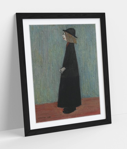 Woman standing s - standing,, lowry