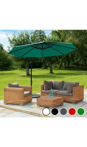 Harrier overhanging parasol - 3m,