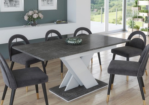 Modern dining table - modern, extendable