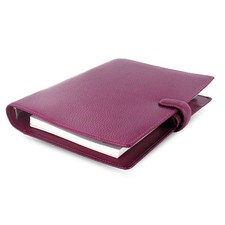 Filofax A5 Size Finsbury Organiser Planner Diary Raspberry Leather - 025371 Gift