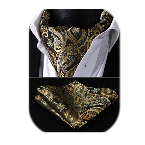 Cravat for men - silk, paisley
