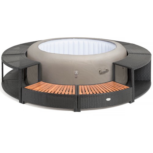 Lay spa rattan - rattan, hot