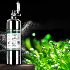 Aquarium Plants Cylinder CO2 Generator System Kit Carbon Dioxide Reactor 1L/2L