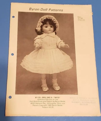 Byron doll clothing - clothing, patterns