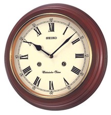 Seiko Dark Wooden Round