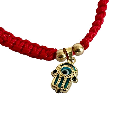 14k solid gold hamsa hand - solid, evil