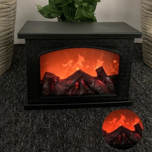 Led flame effect fireplace - led,