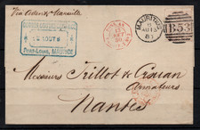 Mauritius QV 17c cover to