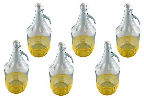 Glass demijohn carboy - 5l,