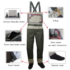 Fishing chest waders Breathable Stocking foot Wader Hunting Pants For Fishing