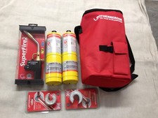 ROTHENBERGER HOTBAG 35644 SUPER FIRE 2 TORCH, 2 X MAPP GAS 19828 & 15/22MM SLICE