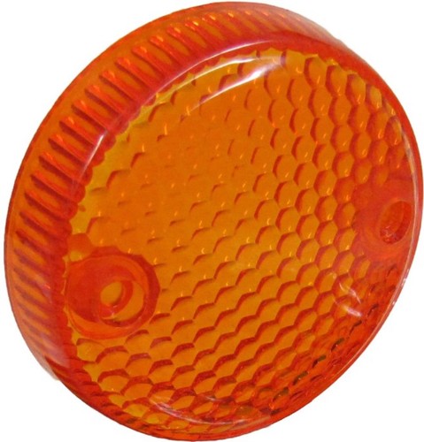 Indicator lens front amber - front, r/h