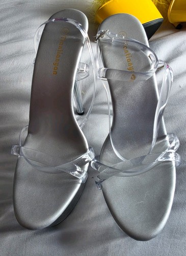 Pole dancing high heels clear - pole,