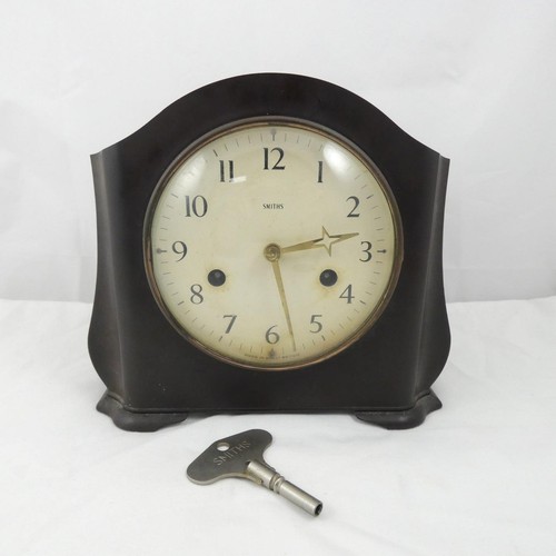 Smiths bakelite mantel clock - mantel,