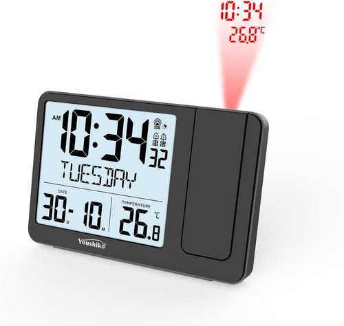 Projection clock radio control - clock,