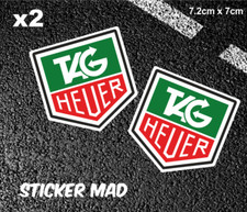  TAG HEUER Stickers High Quality 7cm F1 Classic McLAREN Williams Ferrari Lotus 