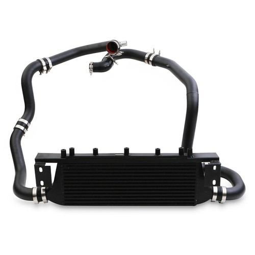 Black alloy front mount - black,