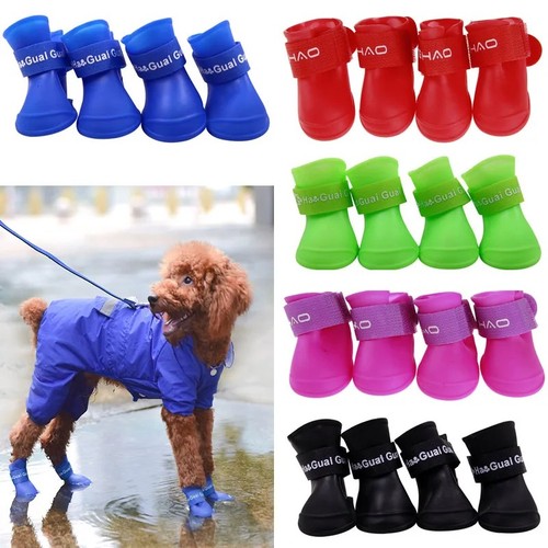 4pcs waterproof dog shoes - waterproof,