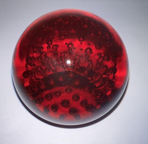 Vintage whitefriars glass ruby - glass,