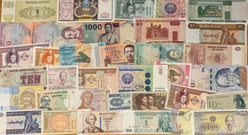 Lot world banknotes - 40,